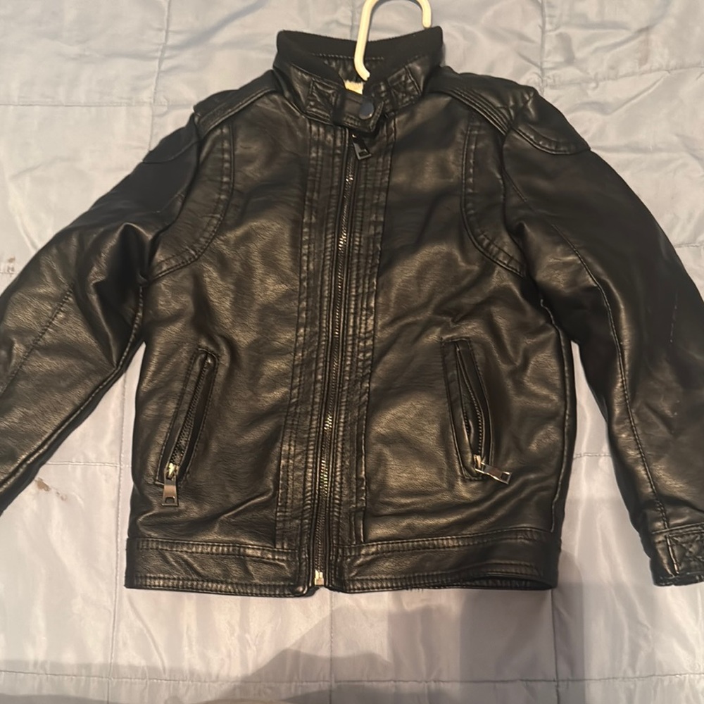 Black Faux Leather Jacket